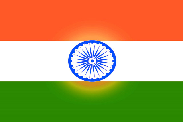Indian flag circular design green free wallpaper - medium preview image