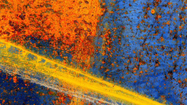 Yellow line blue wall yellow free wallpaper - medium preview image