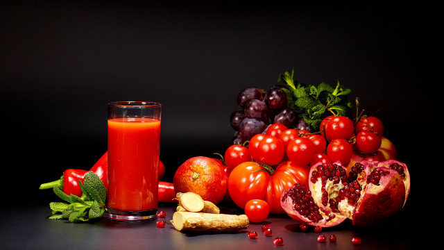 Orange juice fruit vegetables black free wallpaper - medium preview image