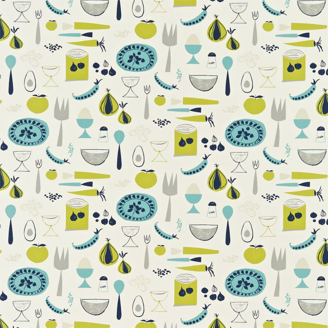 Food drinks pattern white background free wallpaper - medium preview image
