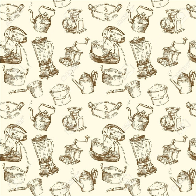 Kitchen utensils pots teacup teapot free wallpaper - medium preview image