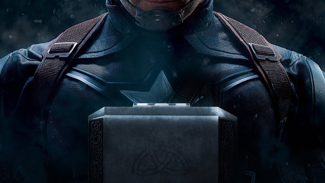 Man suit hammer snowflakes symbol free wallpaper - medium preview image