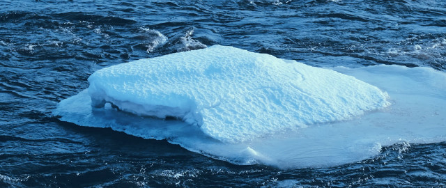 Iceberg shore waves blue beach free wallpaper - medium preview image