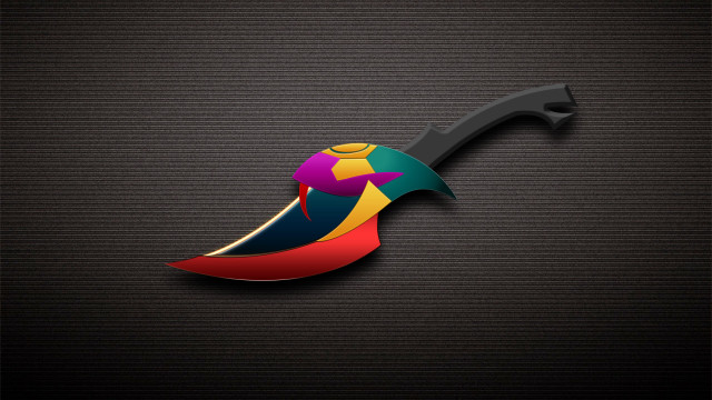 Colorful bird long beak black free wallpaper - medium preview image