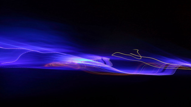 Blurry person red light abstract free wallpaper - medium preview image