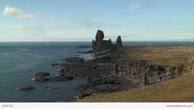 Rocky cliff water background side free wallpaper - medium preview image