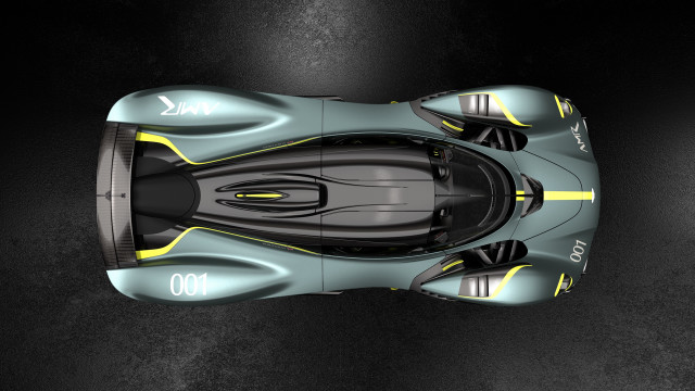 Above car yellow stripe futurism free wallpaper - medium preview image