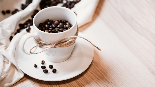 Coffee rope saucer napkin table free wallpaper - medium preview image