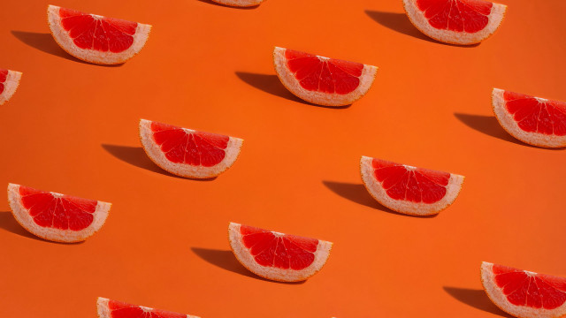 Fruit slices popart orange stilllife free wallpaper - medium preview image