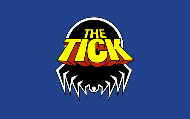 Tick show blue background spider free wallpaper - medium preview image