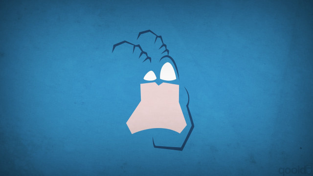 Paper cut hand face knife free wallpaper - medium preview image