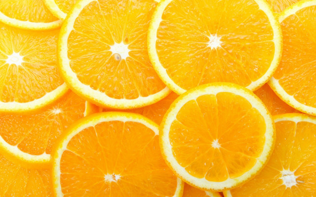 Orange slices star pattern food free wallpaper - medium preview image