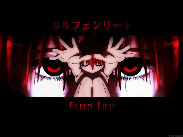 Creepy anime girl red eyes #2 free wallpaper - medium preview image