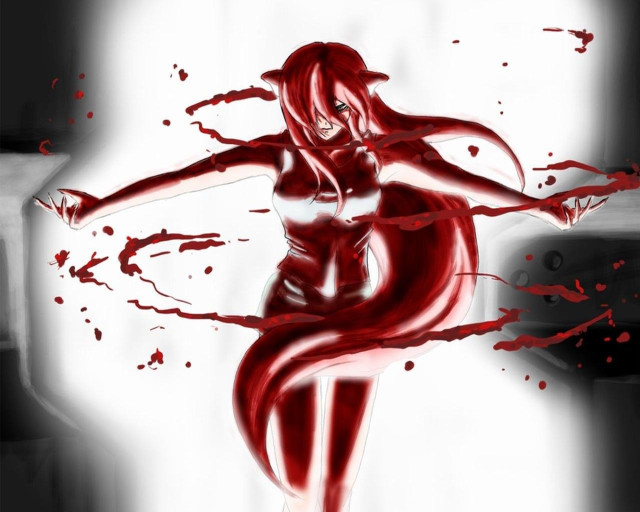 Woman red dress dancing blood free wallpaper - medium preview image
