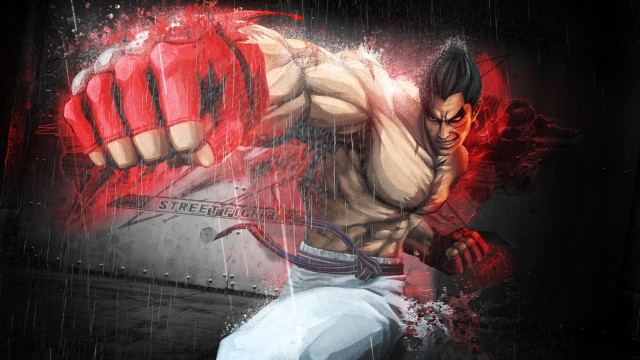 Red glove punch rain male free wallpaper - medium preview image
