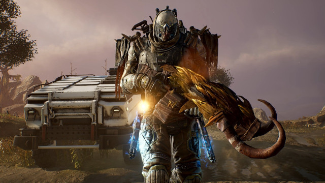 Man suit giant elephant truck free wallpaper - medium preview image