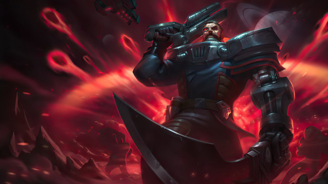 Futuristic man gun red light free wallpaper - medium preview image