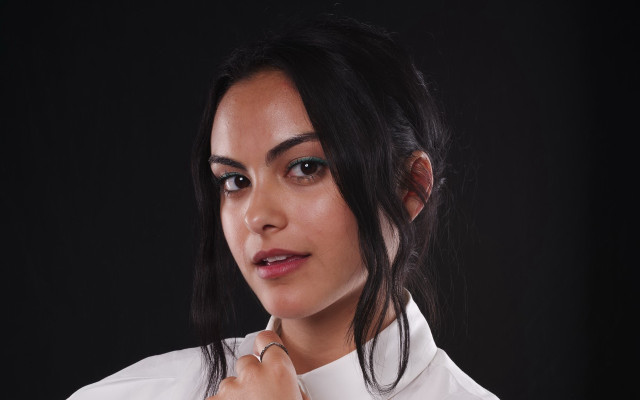Woman white shirt silver bracelet free wallpaper - medium preview image