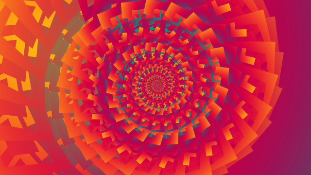 Circular red blue green generative free wallpaper - medium preview image