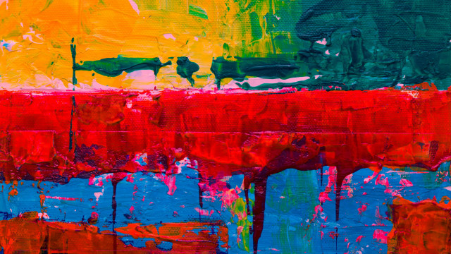 Red yellow blue abstract blood free wallpaper - medium preview image