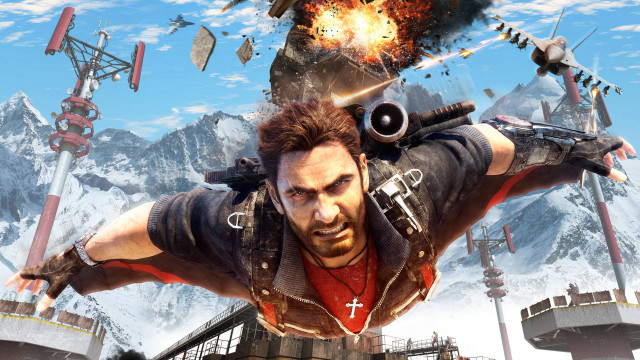 Man gun mountain sky background free wallpaper - medium preview image