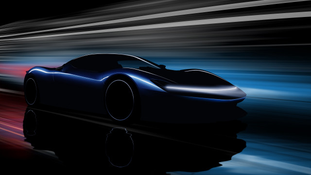 Car night drive red light free wallpaper - medium preview image