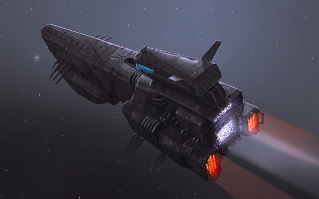 Sci fi spaceship beam red free wallpaper - medium preview image