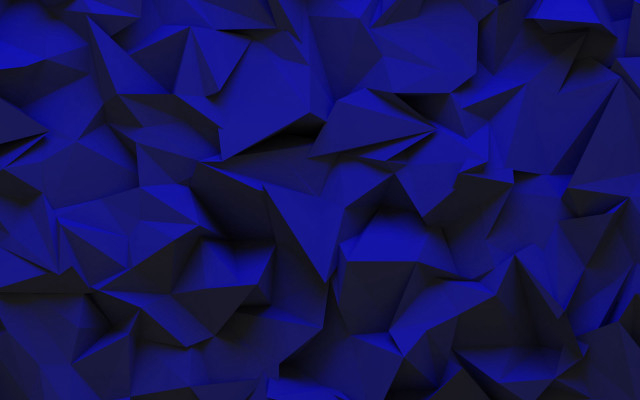 Large blue triangles black white free wallpaper - medium preview image