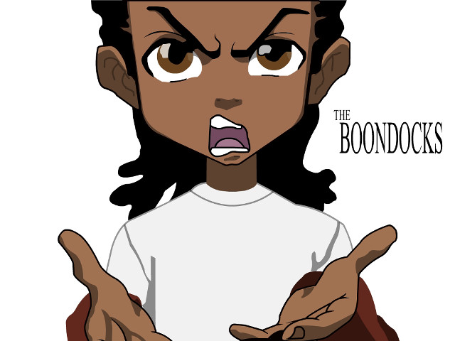 Surprised man cartoon hands front free wallpaper - medium preview image