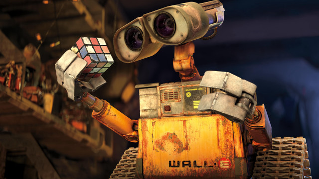 Robot rubik cube camera city free wallpaper - medium preview image