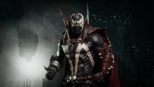 Man costumed demon armor glowing free wallpaper - medium preview image