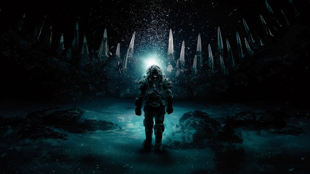 Cave man light fish aliens #2 free wallpaper - medium preview image
