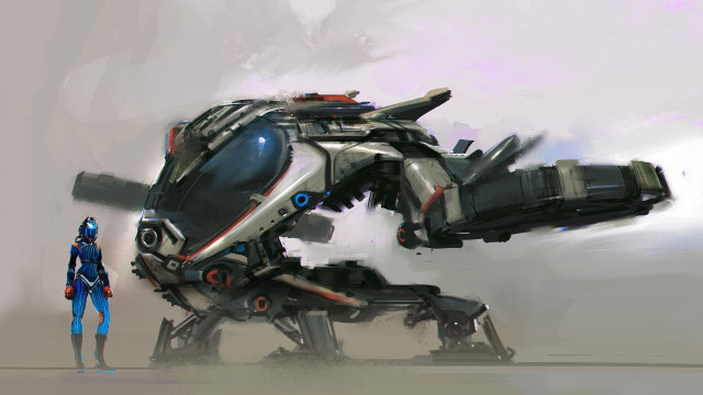 Futuristic man robot equipment cobra free wallpaper - medium preview image