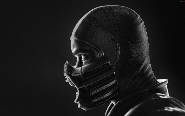 Black mask green light cobra free wallpaper - medium preview image