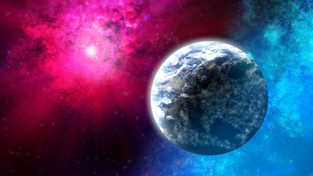 Space aurora starry sky milky free wallpaper - medium preview image