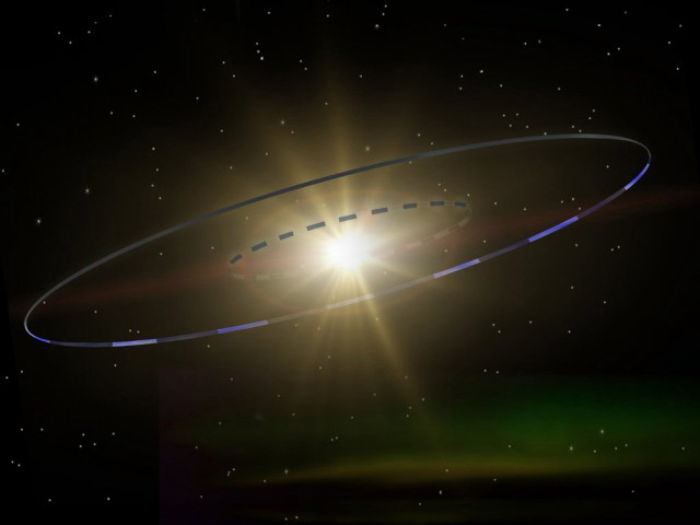 Blackhole brightlight greenlight space art free wallpaper - medium preview image
