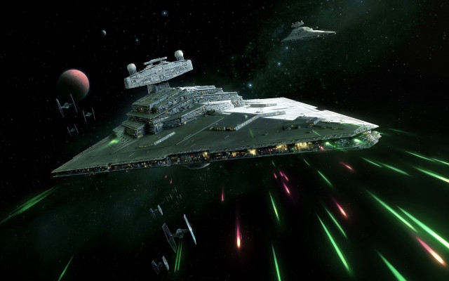Star wars ship lights space free wallpaper - medium preview image