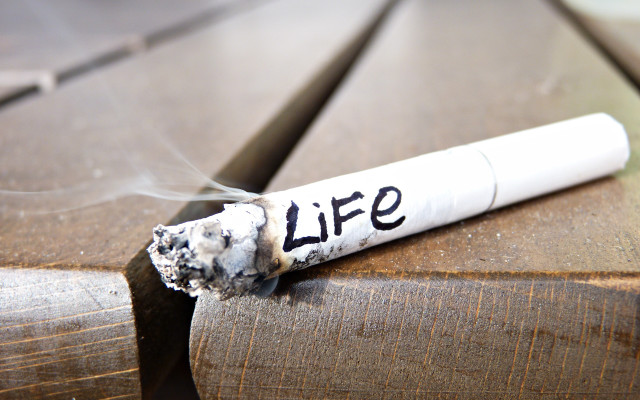 Cigarette life wooden table lighter free wallpaper - medium preview image