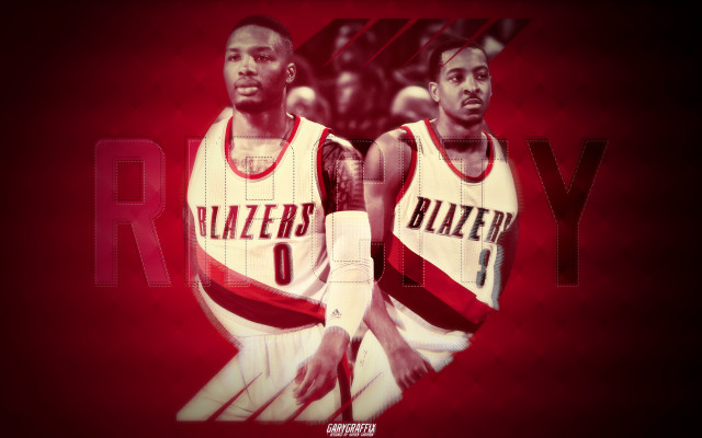 Basketball players blazers uniforms number free wallpaper - medium preview image