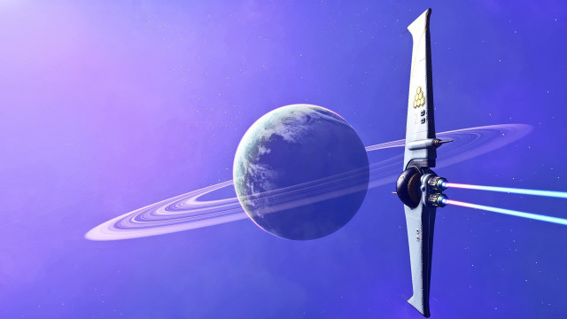 Space shuttle saturn star foreground free wallpaper - medium preview image
