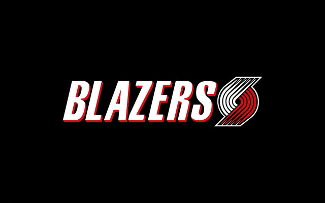 Blazers logo black background red free wallpaper - medium preview image