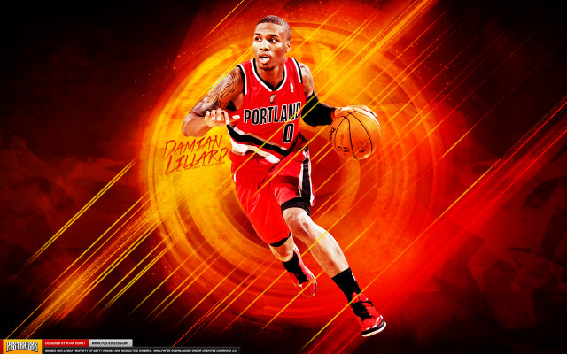 Basketball player running ball red free wallpaper - medium preview image
