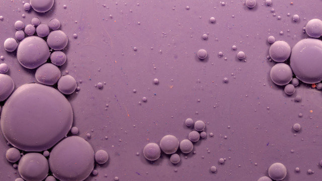 Purple bubbles water droplets ultrafine free wallpaper - medium preview image