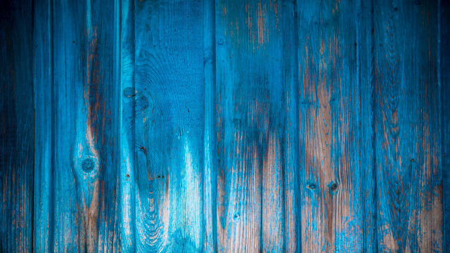 Blue wood rust paint boat free wallpaper - medium preview image