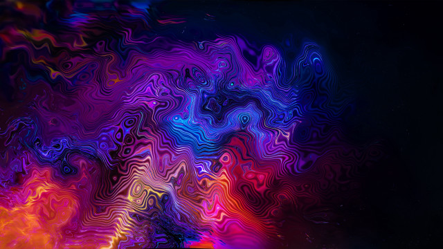 Colorful abstract spacescape fire swirls free wallpaper - medium preview image