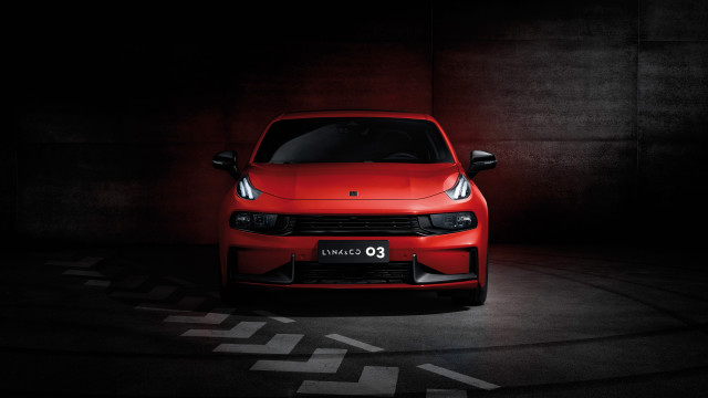 Red car dark room black #22 free wallpaper - medium preview image