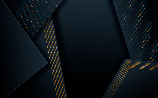 Black gold abstract space night free wallpaper - medium preview image