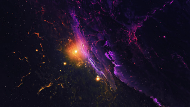 Colorful space bright light star free wallpaper - medium preview image