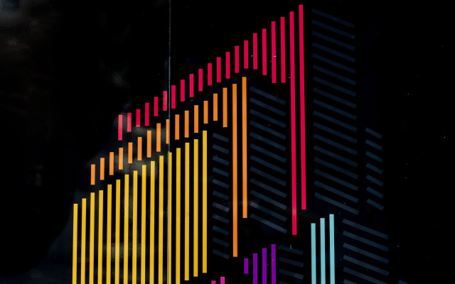 Building lines clock abstract geometry free wallpaper - medium preview image