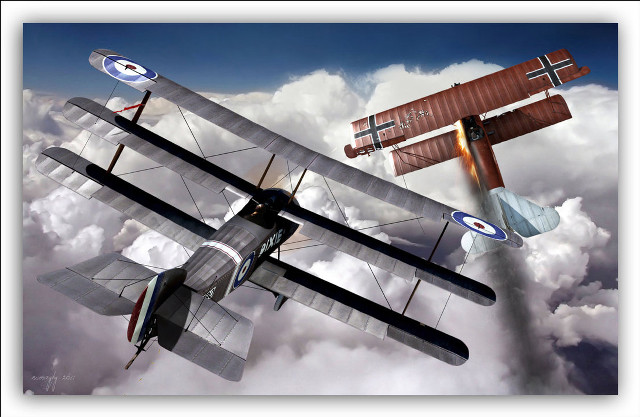 Plane flying sky clouds cross free wallpaper - medium preview image